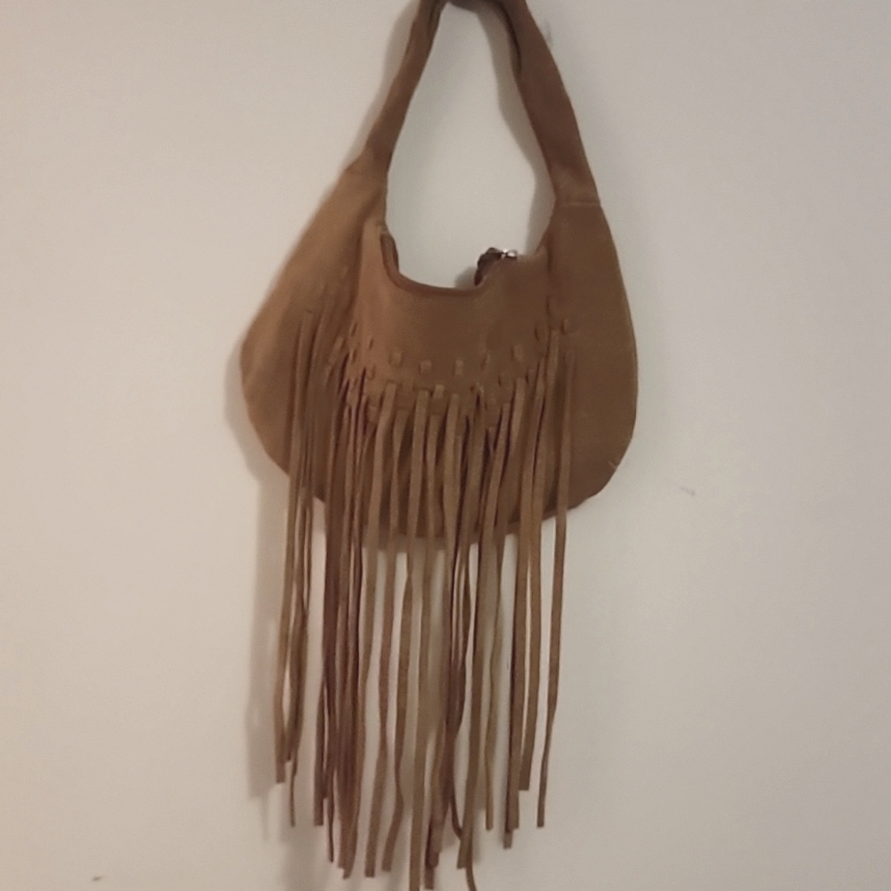 Byou suede fringe purse